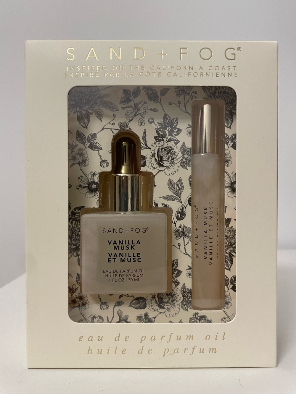 SAND + FOG Vanilla Musk Eau de Parfum Oil Set